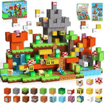 Cross-border Amazon best-selling magnetic block ghost series set, build my Minecraft mine world with magnetic building blocks