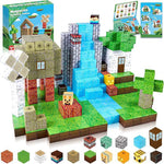 Cross-border Amazon best-selling magnetic block ghost series set, build my Minecraft mine world with magnetic building blocks