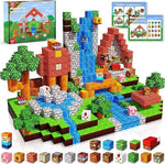 Cross-border Amazon best-selling magnetic block ghost series set, build my Minecraft mine world with magnetic building blocks