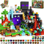 Cross-border Amazon best-selling magnetic block ghost series set, build my Minecraft mine world with magnetic building blocks