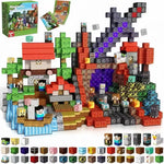 Cross-border Amazon best-selling magnetic block ghost series set, build my Minecraft mine world with magnetic building blocks