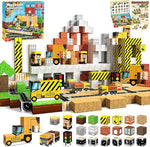Cross-border Amazon best-selling magnetic block ghost series set, build my Minecraft mine world with magnetic building blocks